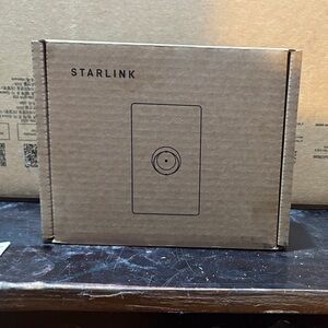 Starlink Router Box - Cardboard Packaging with Logo